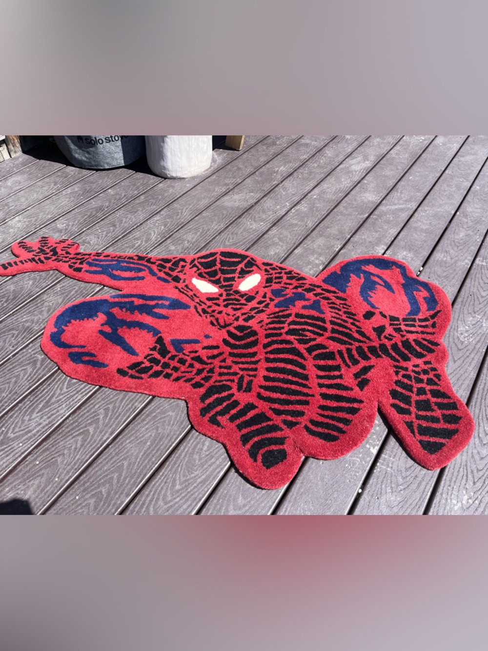 Spider-Man Turkish Oushak Rug